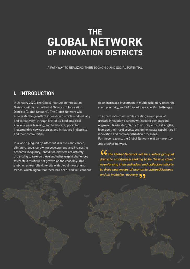 Global Network of Innovation Districts